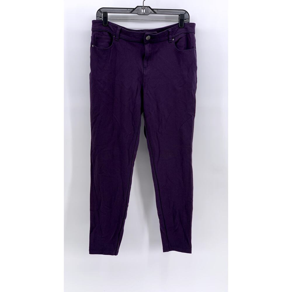 STYLE & CO Women's Purple Skinny-Leg Pants SZ 12